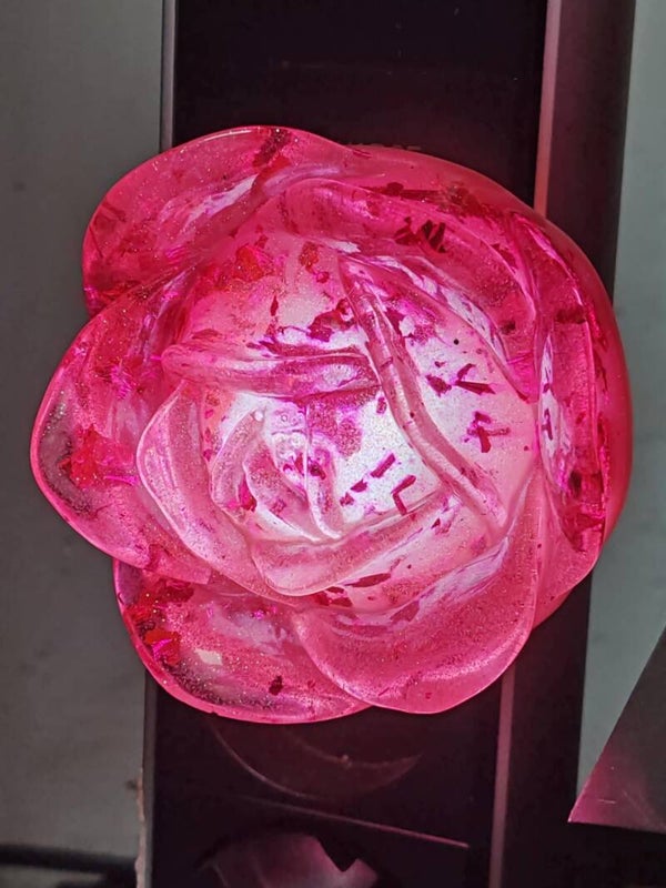 veilleuse en forme de rose