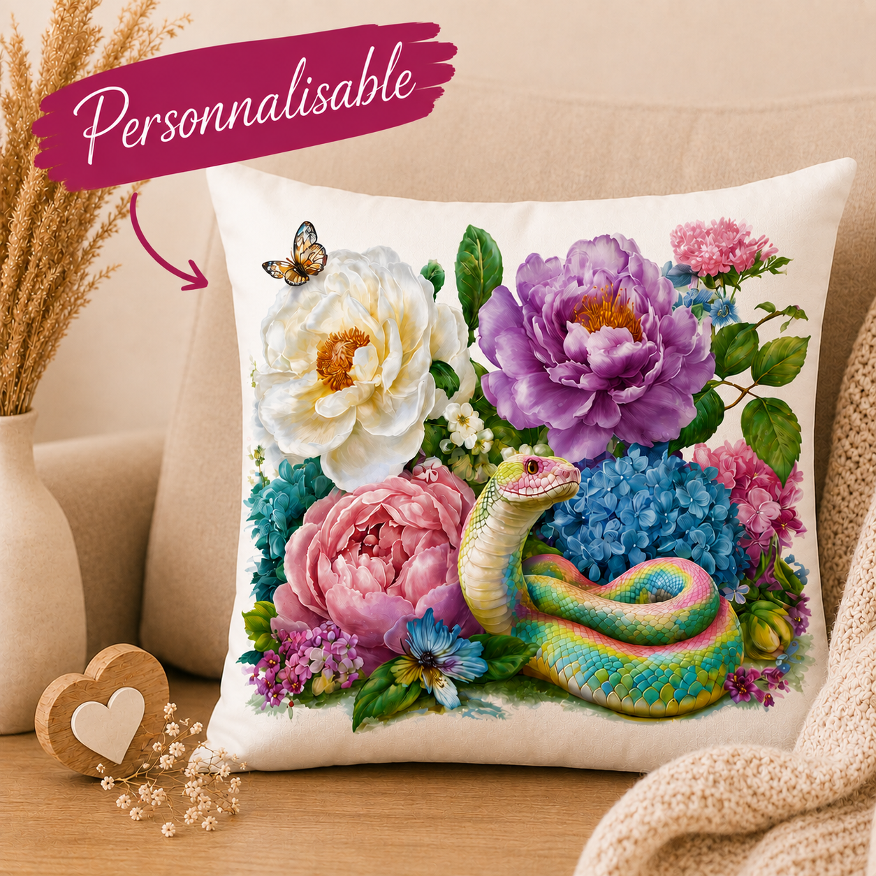 Housse de coussin personnalisée avec design – Créez la vôtre !