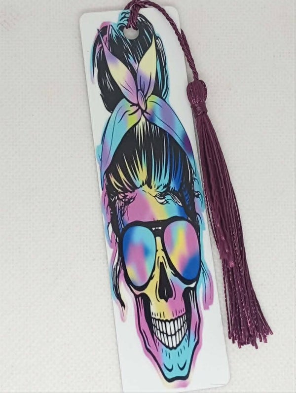Marque page " Crâne/Skull "