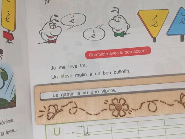 Latte de Lecture Papillon