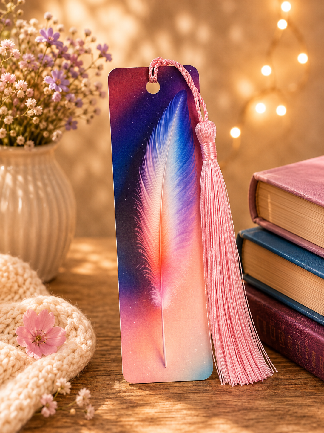 Une plume de douceur entre les pages