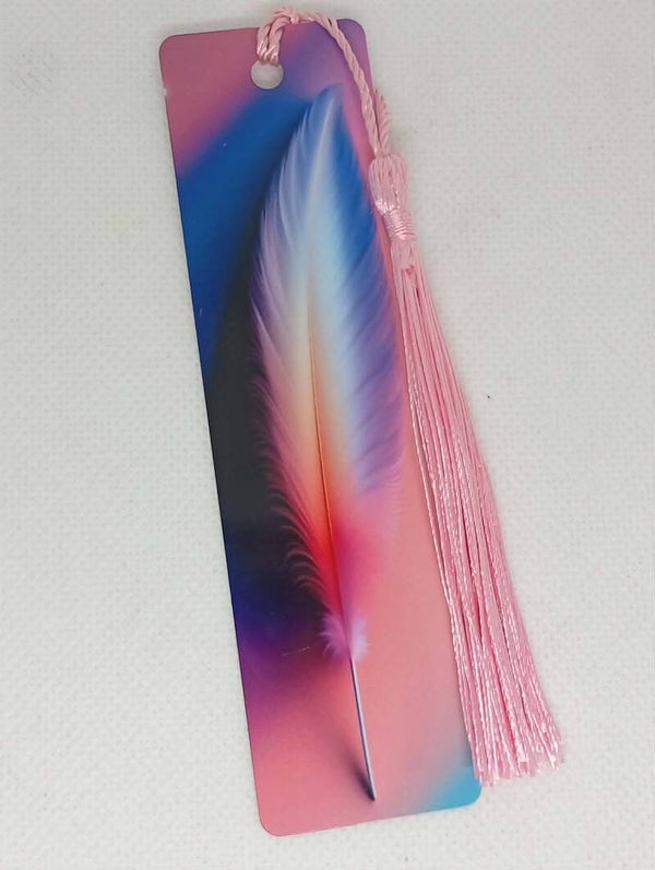 Marque page " Plume "