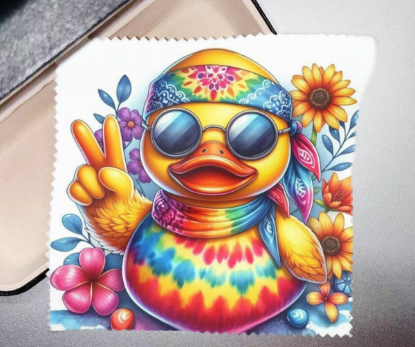 Chiffon de nettoyage lunettes " Canard "