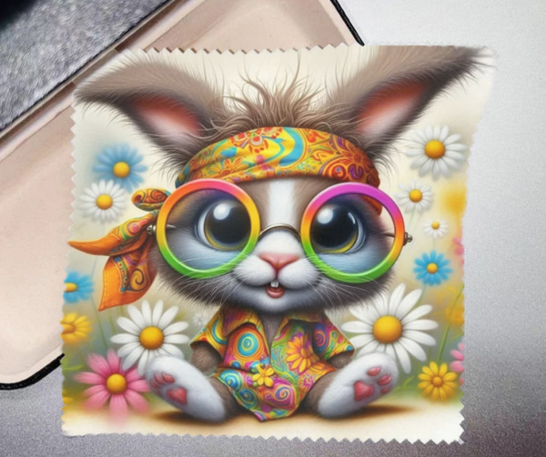 Chiffon de nettoyage lunettes " Lapin "