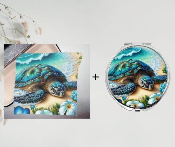 Coffret lingette et miroir de poche