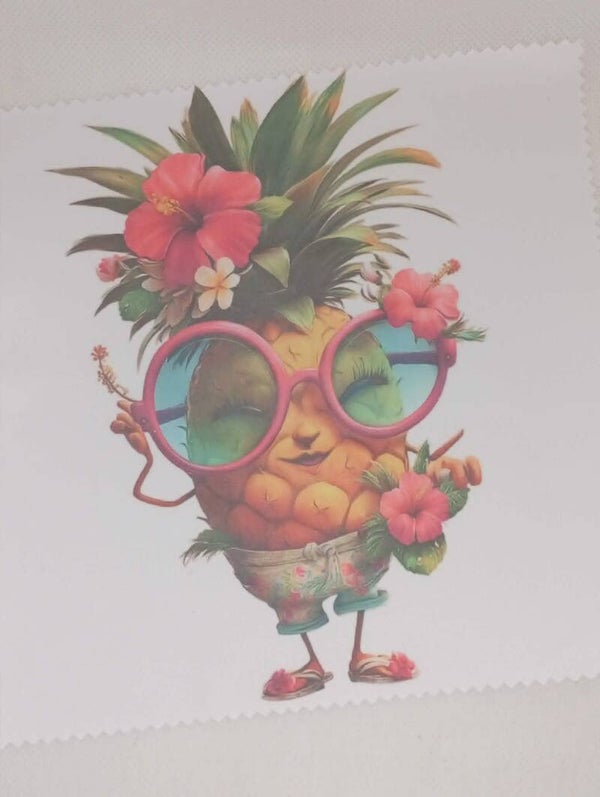 Chiffon de nettoyage lunettes Ananas