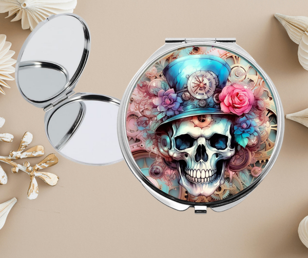 Miroir de Poche " Crâne/Skull "