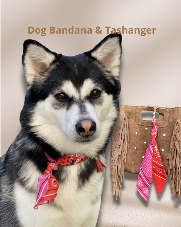 My dog & me | dog bandana & tashanger