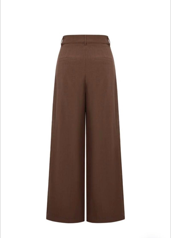 Pants Elegant Dark brown