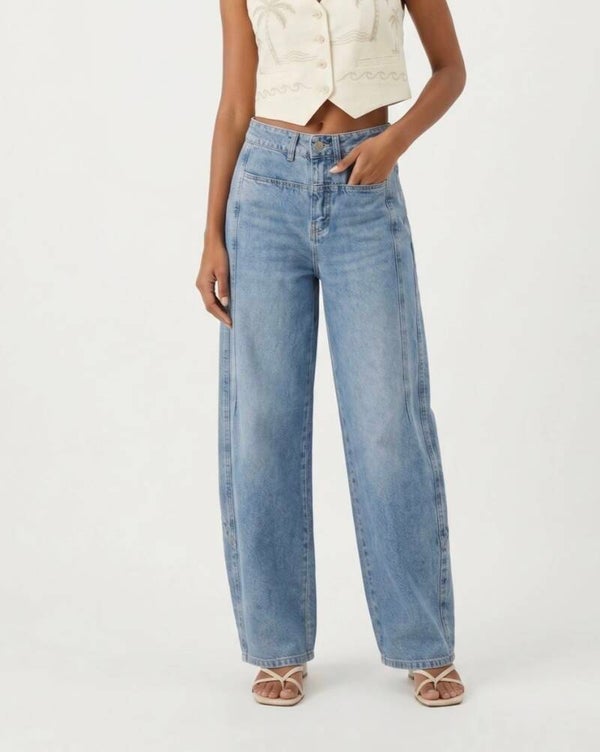 Balloon jeans light blue