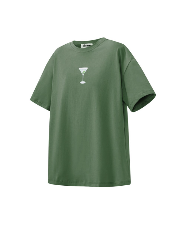 T-shirt Casual print Green