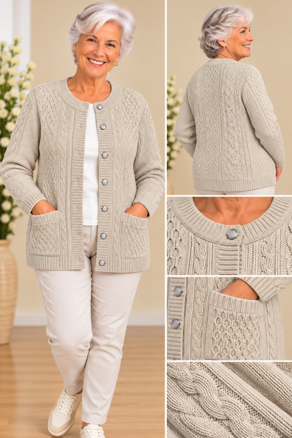 Vest Hippe (o)ma beige