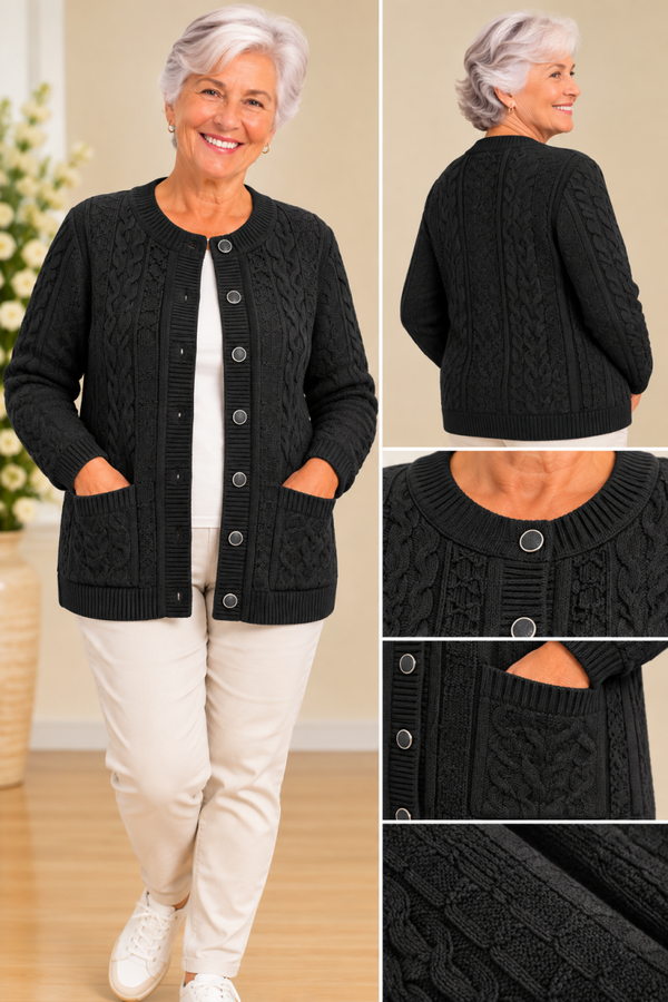 Vest Hippe (o)ma zwart