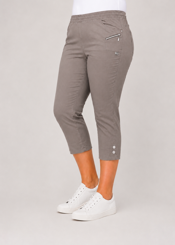 3/4  stretch Cherry Berry Taupe