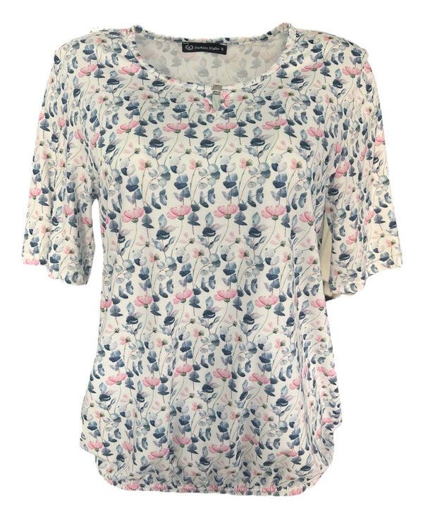 T - Shirt Hippe Oma  bloem M