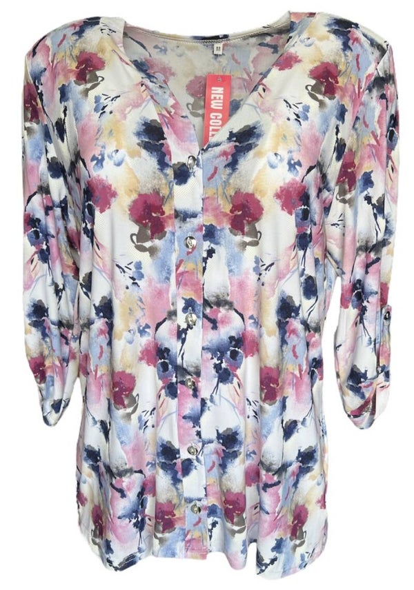 Hippe oma blouse maat XXL
