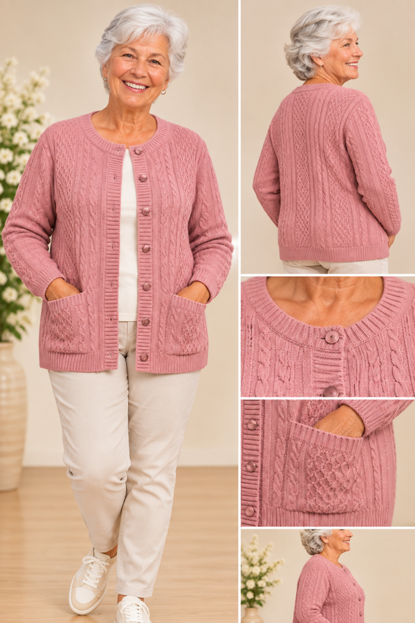 Vest Hippe (o)ma roze