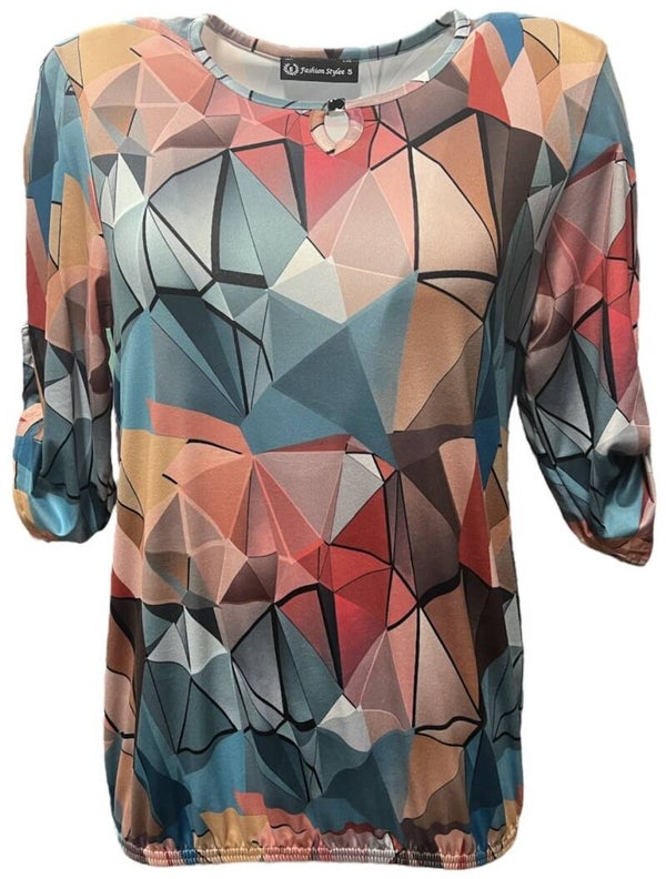 Hippe oma lange mouw