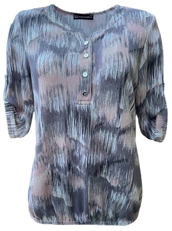 Hippe oma lange mouw