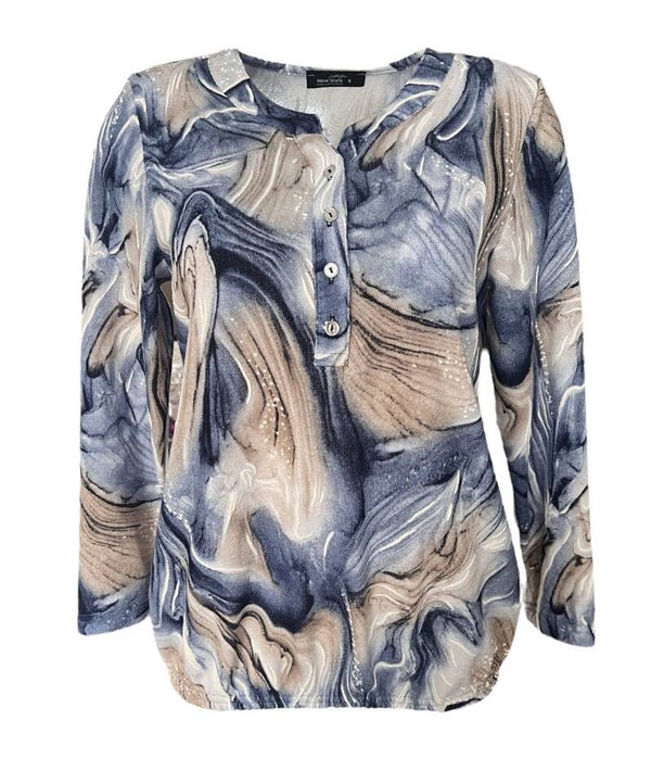 Hippe Oma Lange mouw shirt