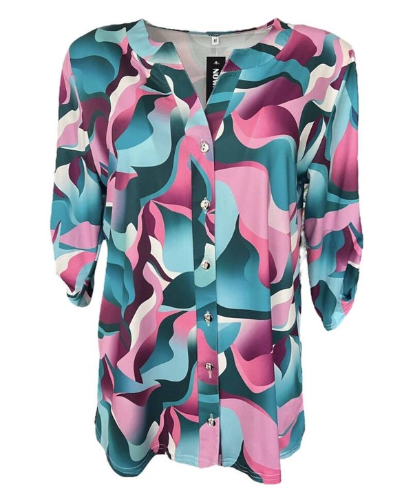 Hippe oma blouse maat XXL