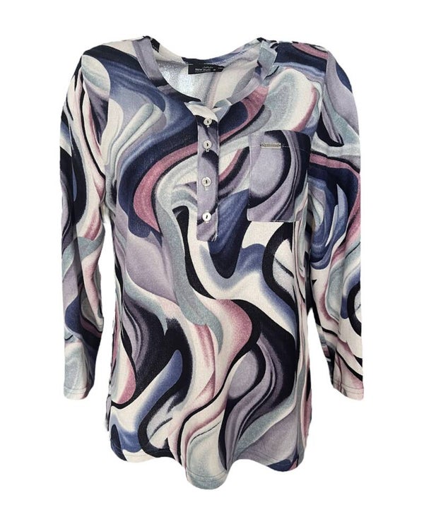 Shirt Hippe oma lange mouw