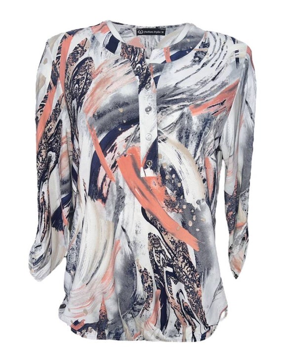 Shirt Hippe oma lange mouw