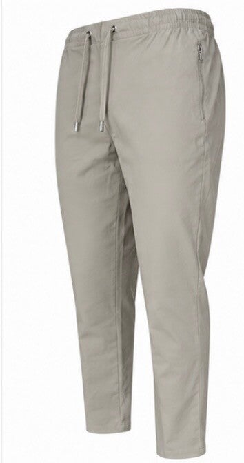 Stretch Pantalon met koordje Beige