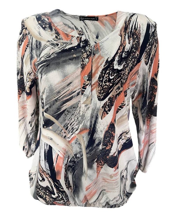 Shirt Hippe oma lange mouw