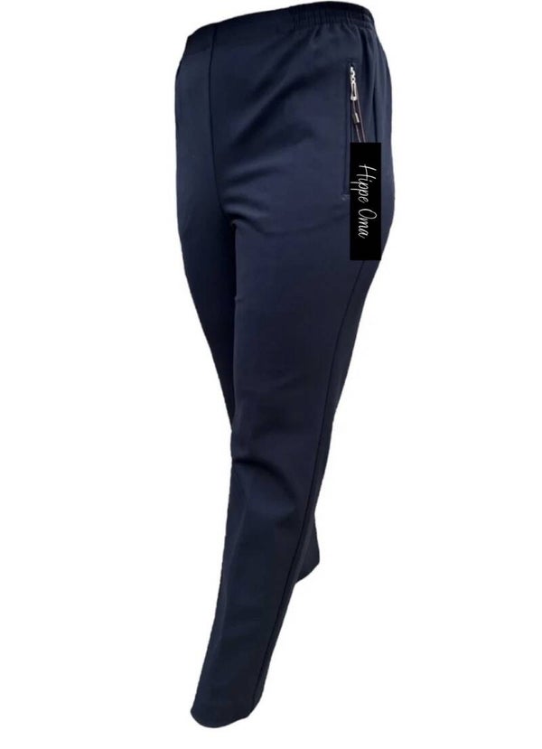 Pantalon Bi Stretch Marine blauw