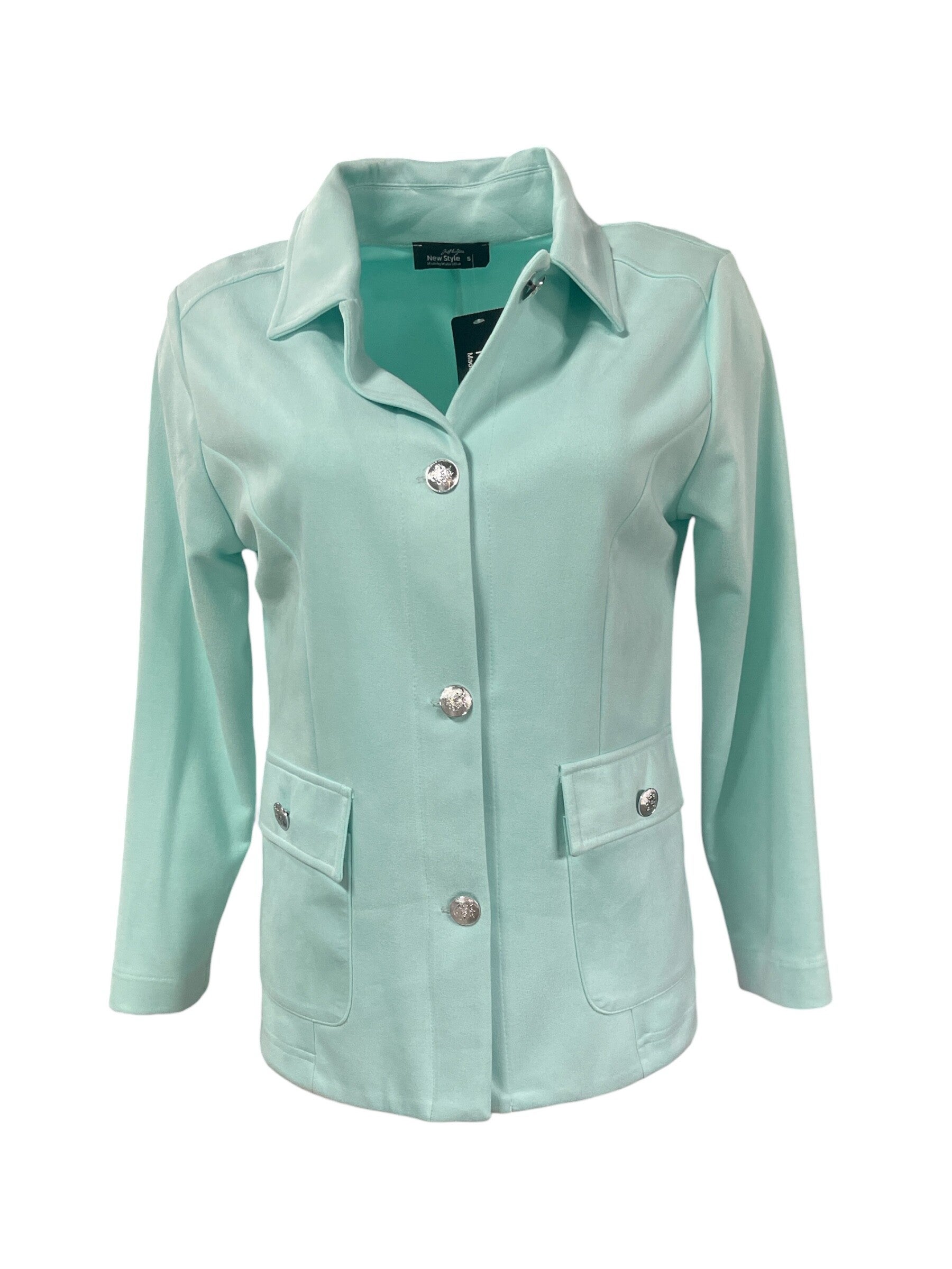 Suedine jasje Mint Groen