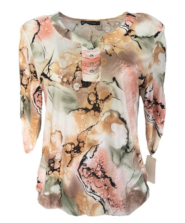 Hippe oma lange mouw