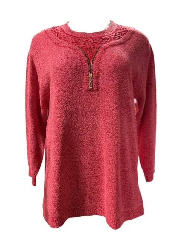 Trui rood rits M