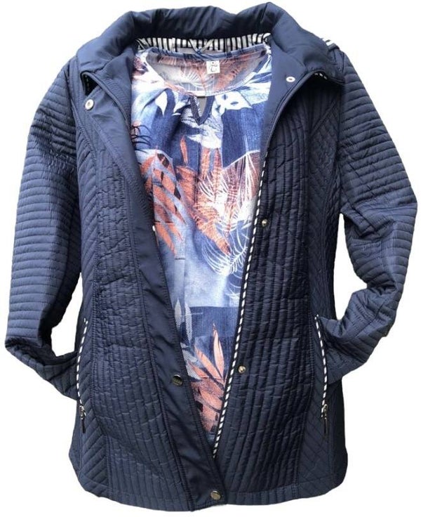 Voorjaars jas donkerblauw