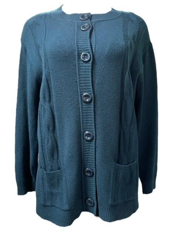 Vest petrol met zakken