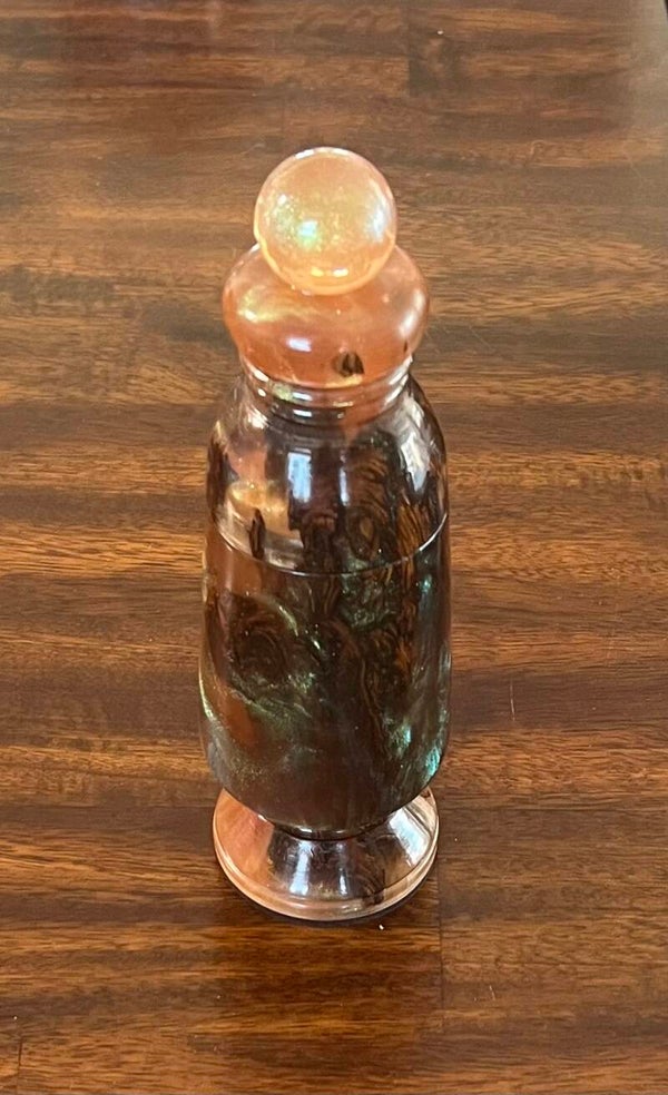 Lidded vase