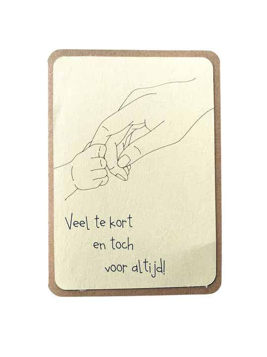 Sterrenkind kaartje" handen"