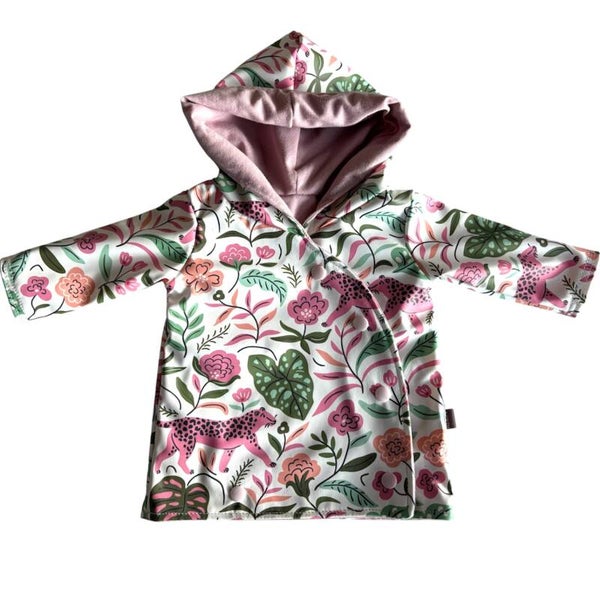 Prematuur jasje "roze jungle"