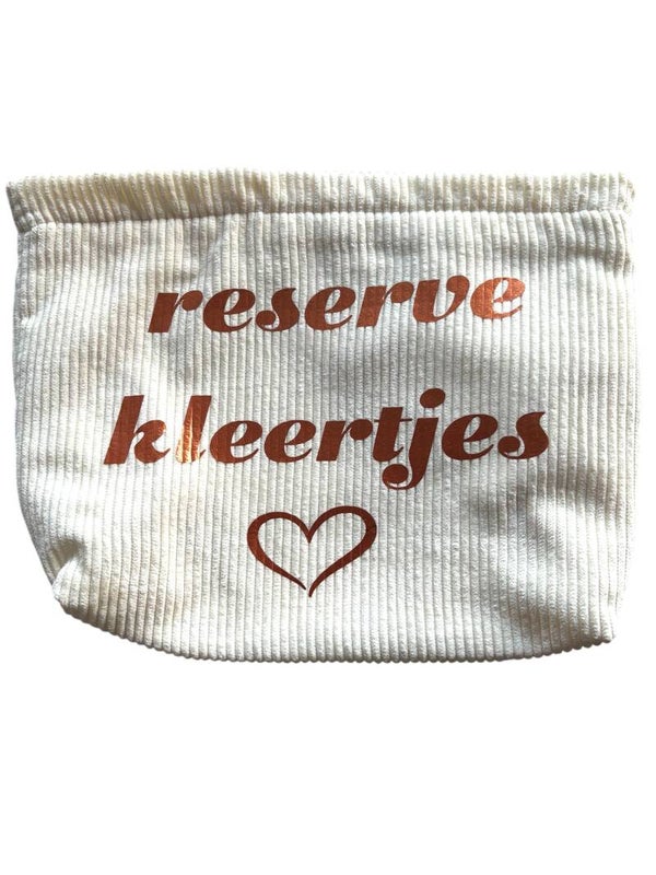 Reserve kleertjes "Creme"