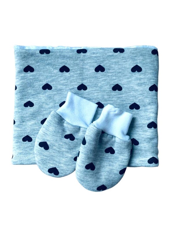 winter setje "hartjes"