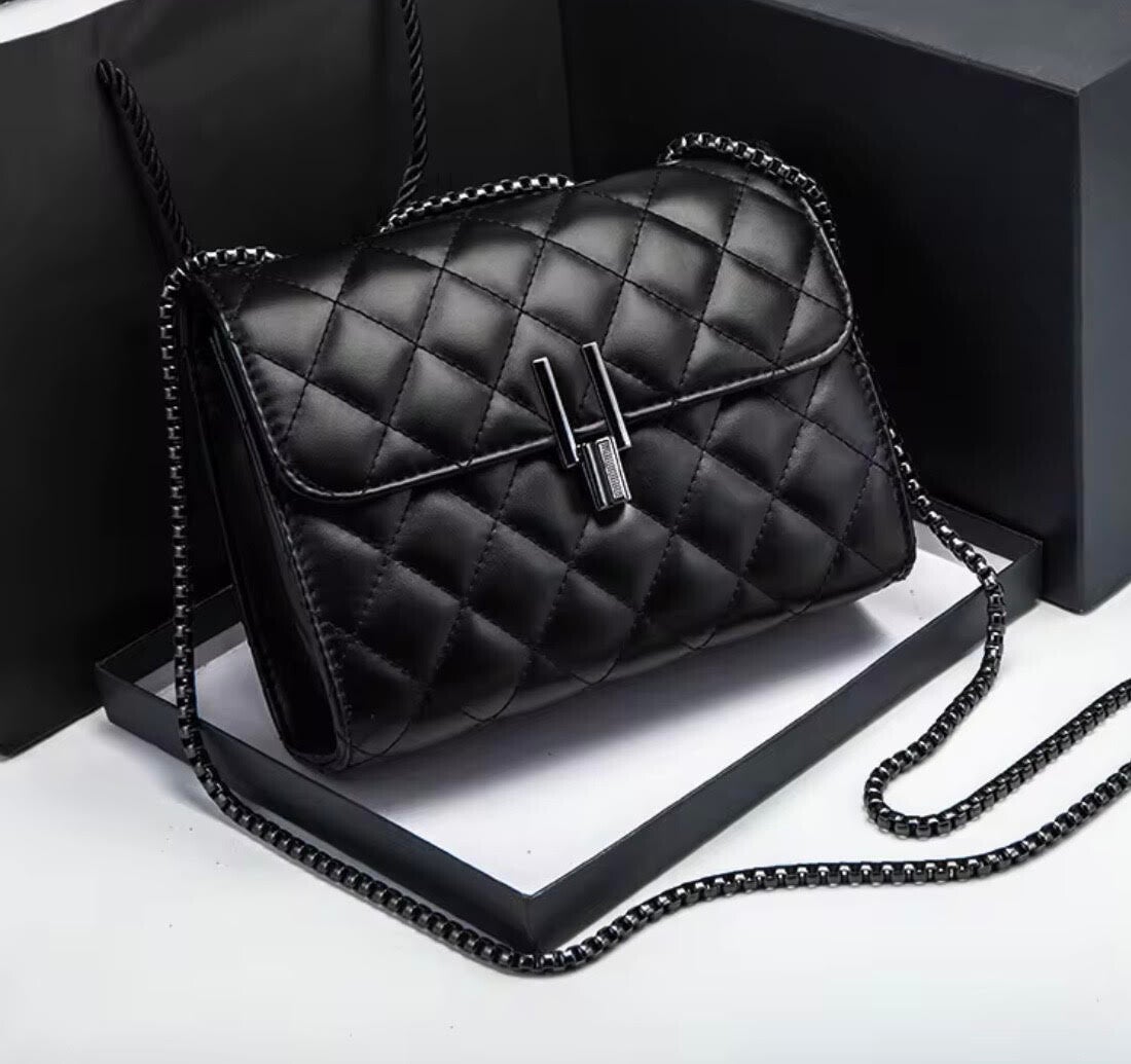 Vestasvr® Schoudertas Dames – Zwart - Trendy Handtasje – Crossbodytas