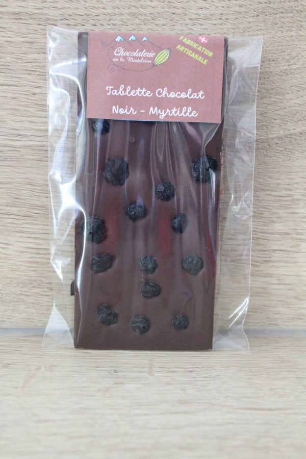 Tablette Chocolat Noir Myrtille