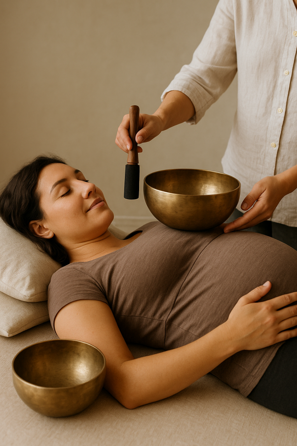 Klangmassage für Schwangere