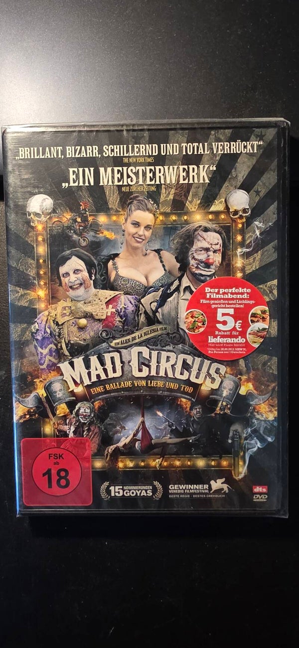 Mad Circus -Eine Ballade von Liebe und Tod    FSK 18   NEU   O7