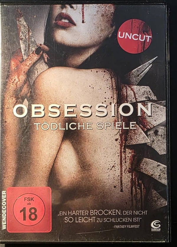 Obsession - Tödliche Spiele  UNCUT    FSK 18   O9