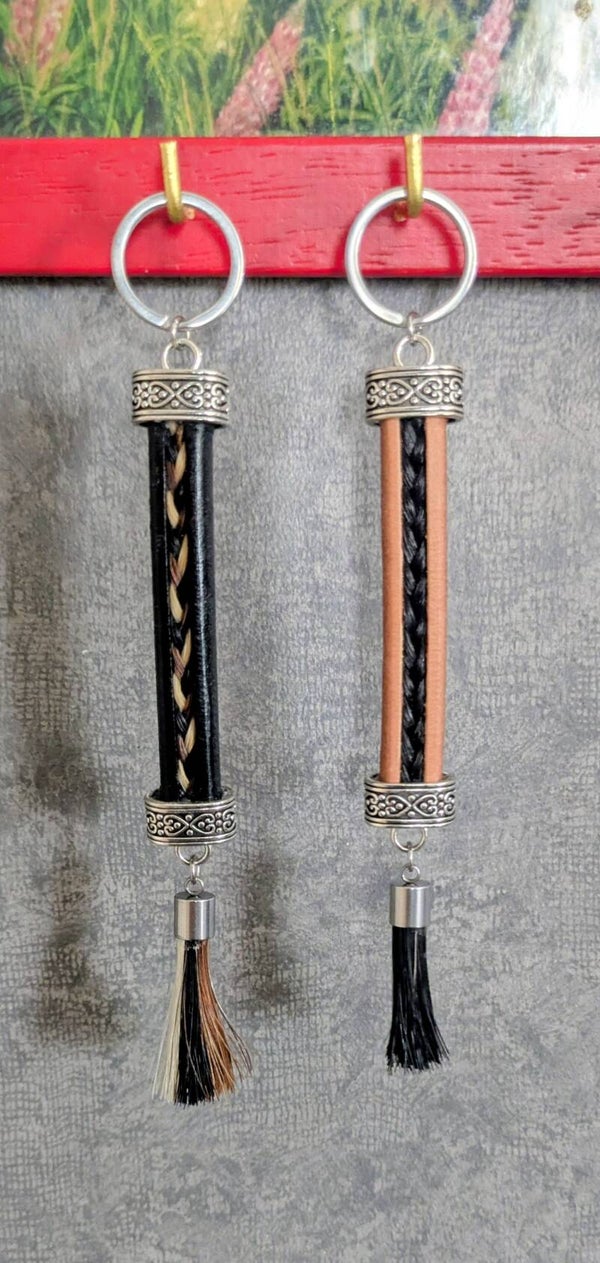Porte-clés Cuir et Crins