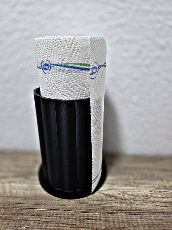 3D-gedruckte Küchenrollenhalter