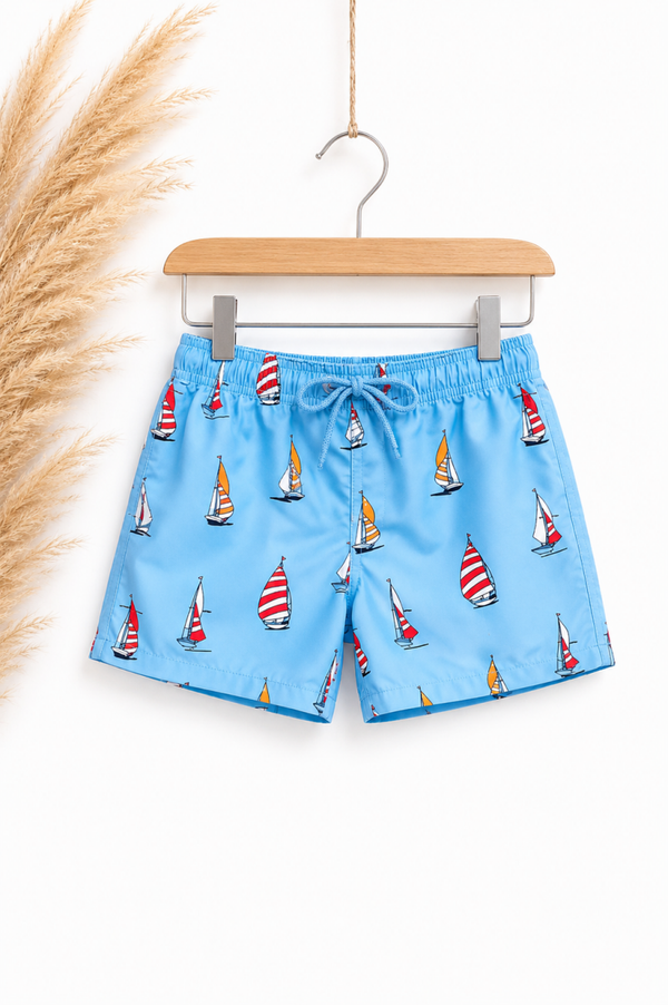 Short de bain Bateau