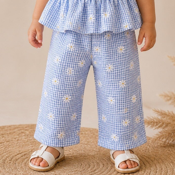 Pantalon baby flower