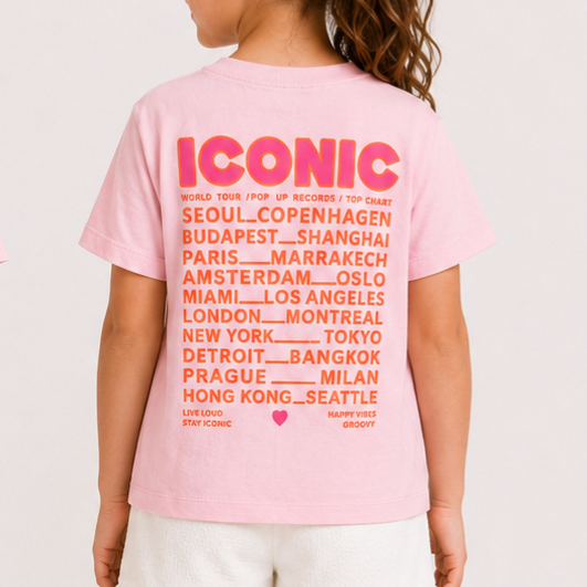T-shirt ICONIC rose new